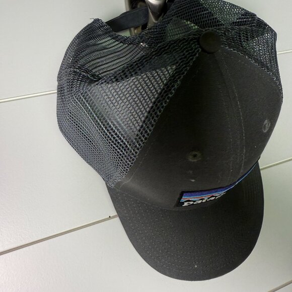 PATAGONIA Mens Gray Mesh Back Trucker Snapback Cap Hat - Picture 3 of 3
